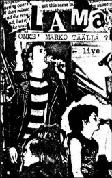 Lama - Onks marko täällä? Live 1982 Tape